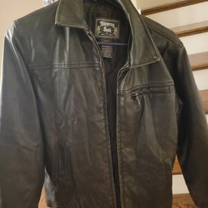 Whispering Smith Youth Medium (10/12) Faux Leather jacket.  Like new.
